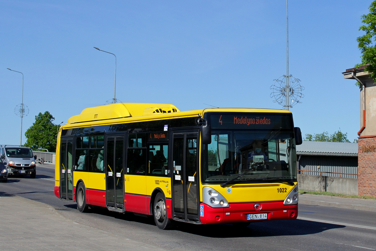 Шяуляй, Irisbus Citelis 12M CNG № 1022