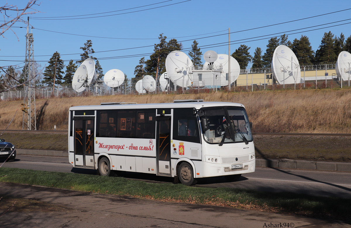 Zheleznogorsk (Krasnoyarskiy krai), PAZ-320414-05 "Vector" (3204ER) Nr. Р 734 НН 124
