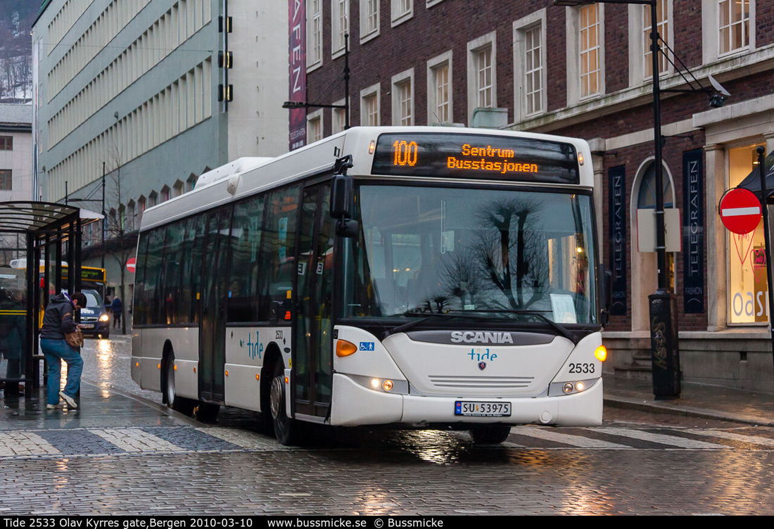 Bergen, Scania OmniLink CK310UB 4x2LB # 2533