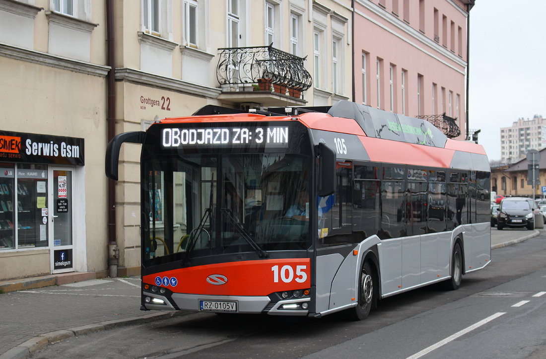 Rzeszów, Solaris Urbino IV 12 electric nr. 105