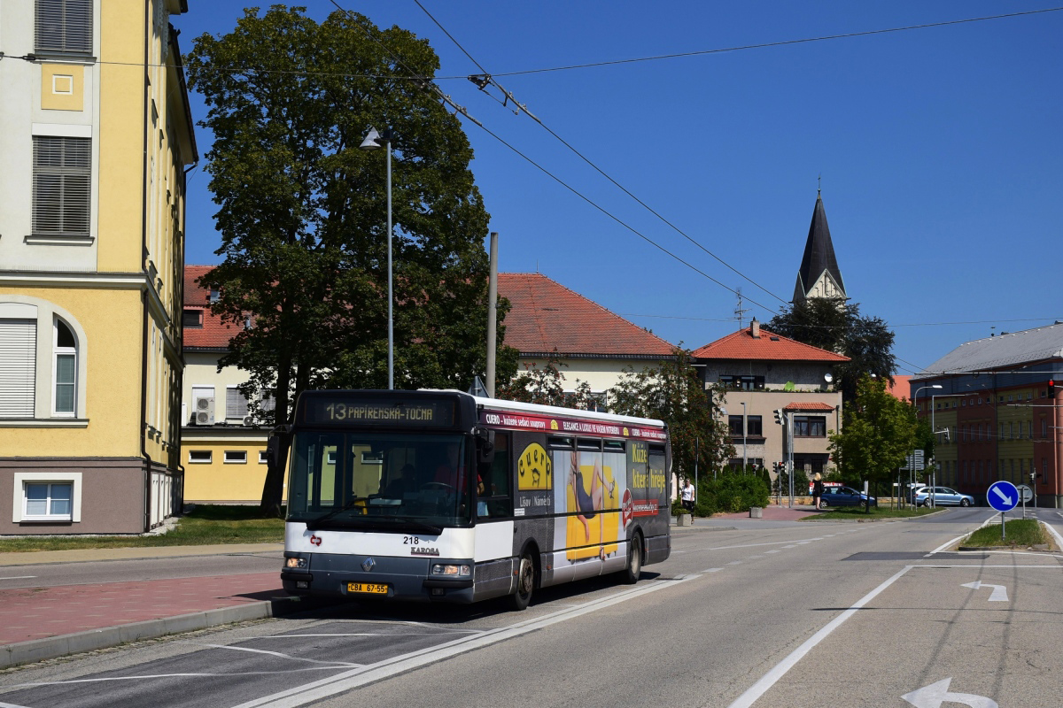 Ческе-Будеёвице, Karosa Citybus 12M.2070 (Renault) № 218