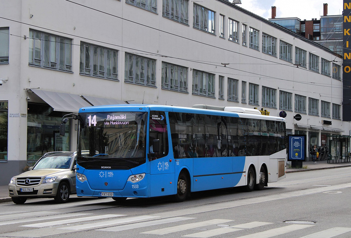 Helsinki, Scania OmniExpress 320 LE č. 1533