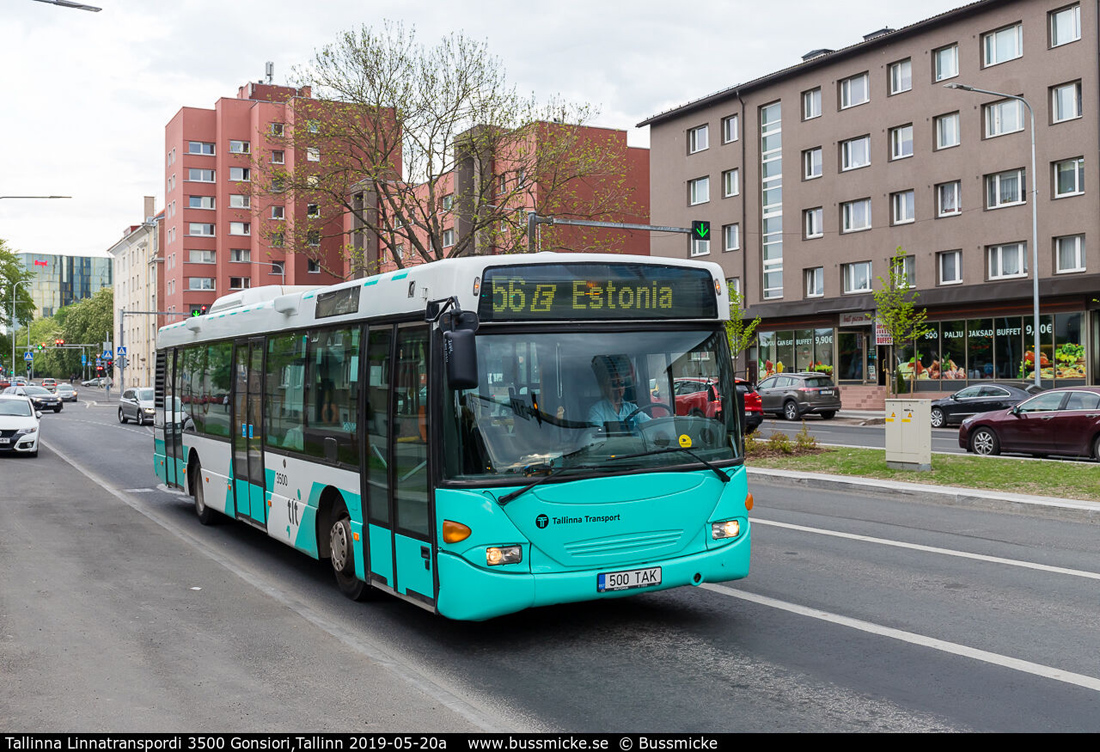 Tallinn, Scania OmniCity CN94UB 4X2EB # 3500