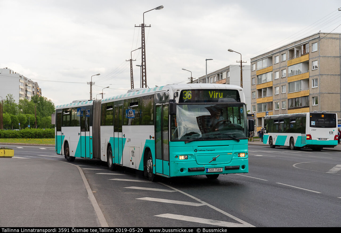 Таллин, Volvo 8500 № 3591