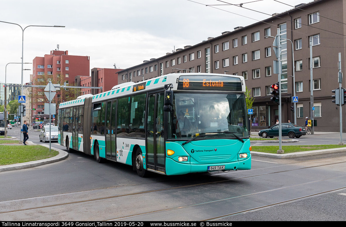 Таллин, Scania OmniLink CL94UA 6x2LB № 3649