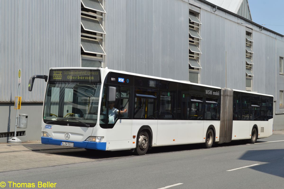Wuppertal, Mercedes-Benz O530 Citaro Facelift G # 5571
