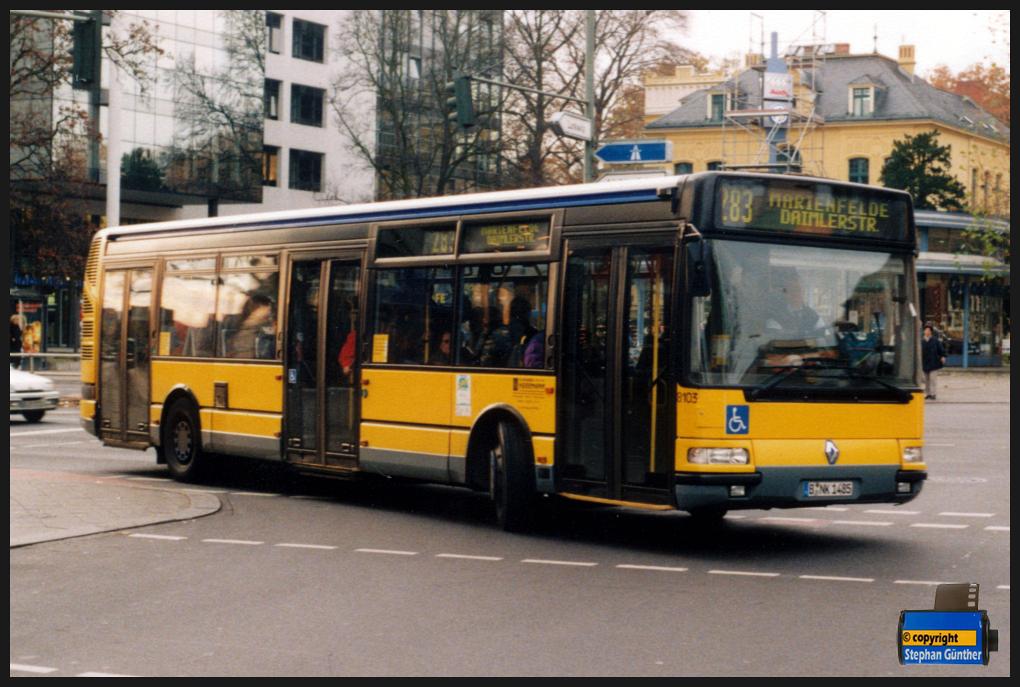 Berlin, Karosa Citybus 12M.2070 (Renault) nr. 8103