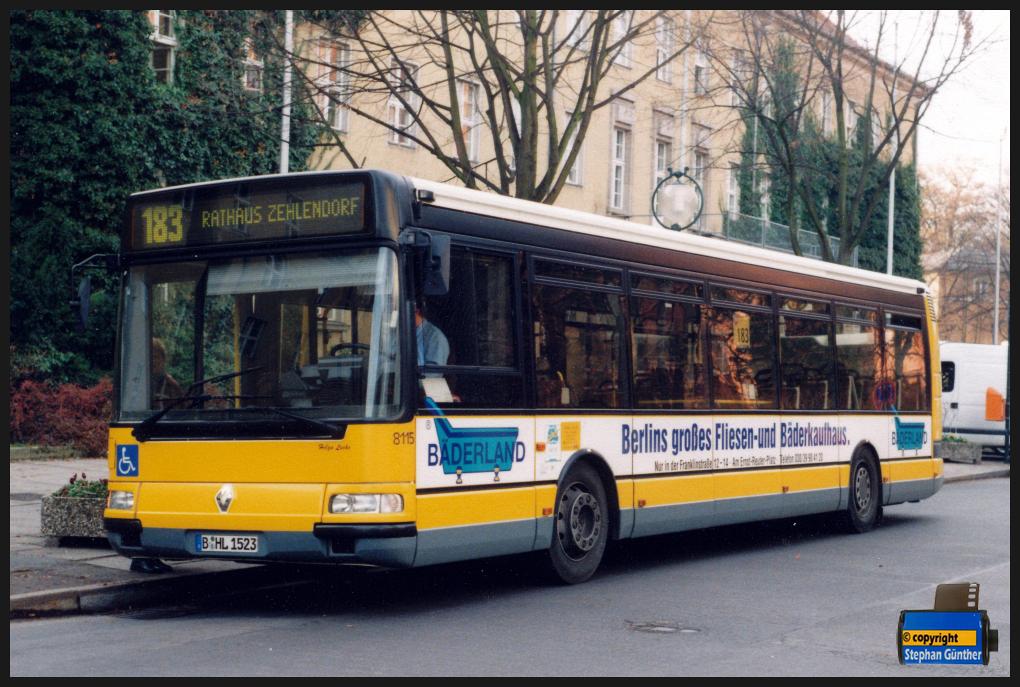 Berlín, Karosa Citybus 12M.2070 (Renault) č. 8115