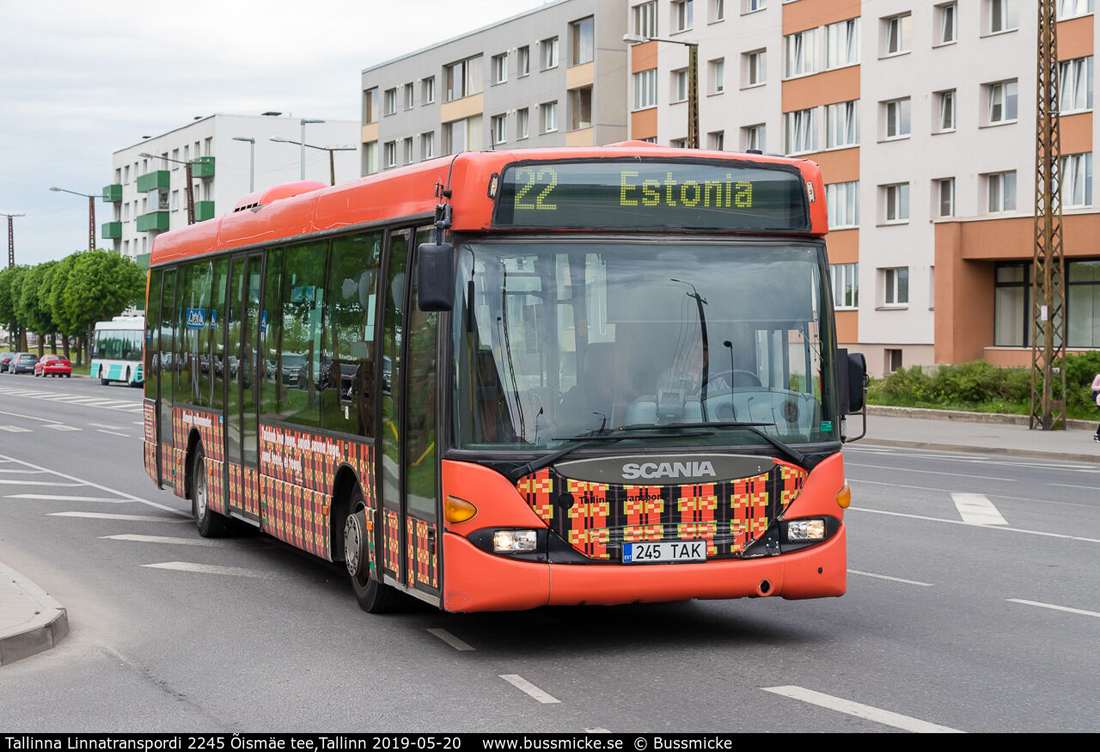 Tallinn, Scania OmniLink CL94UB 4X2LB No. 2245
