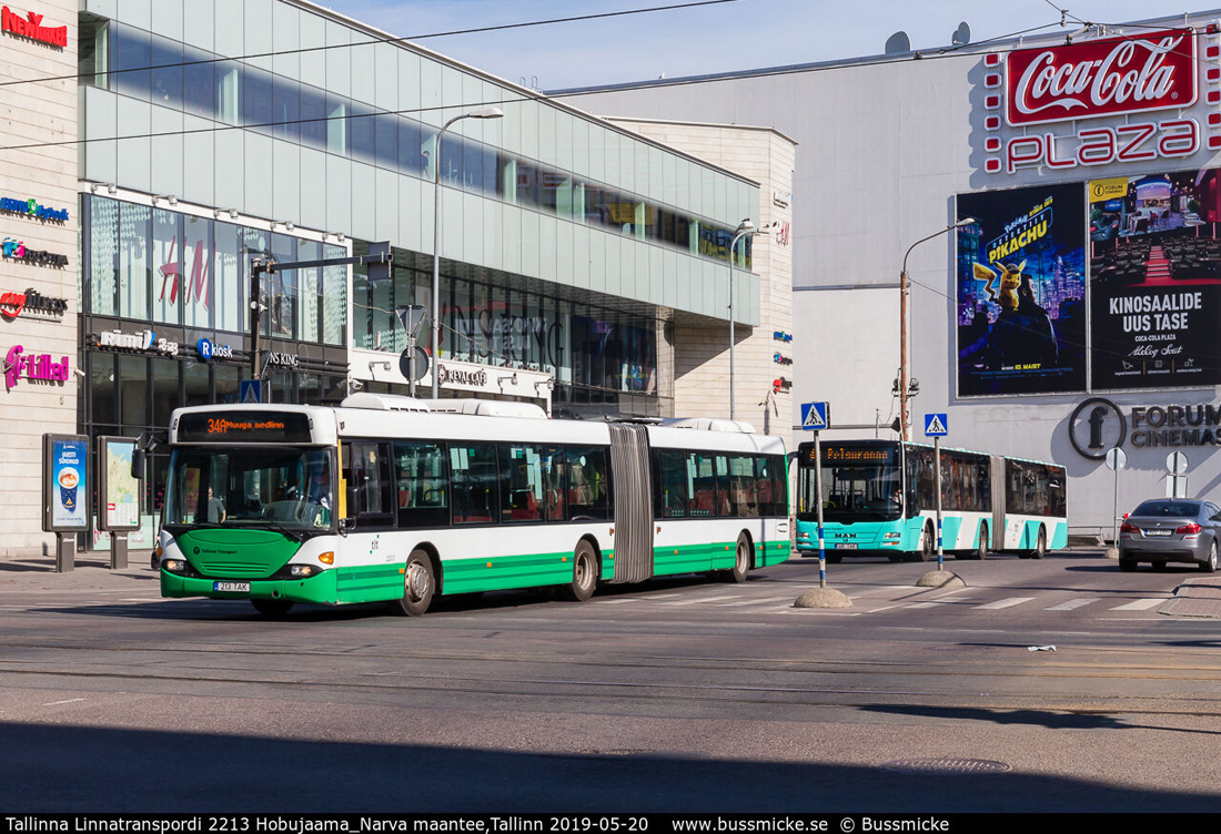 Tallinn, Scania OmniCity CN94UA 6X2/2EB № 2213