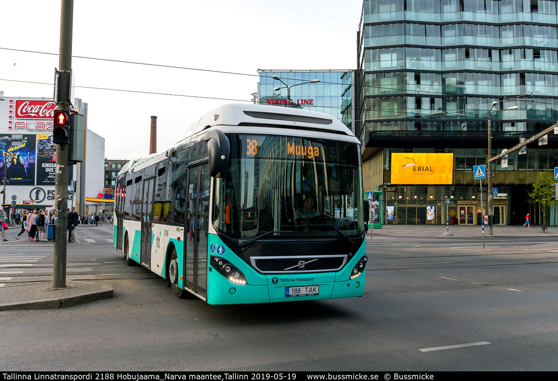 Tallinn, Volvo 7900 Hybrid # 2188