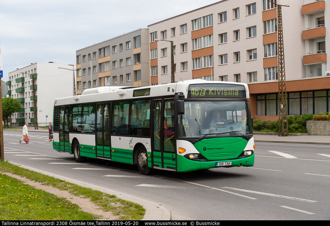 Tallinn, Scania OmniCity CN94UB 4X2EB # 2308