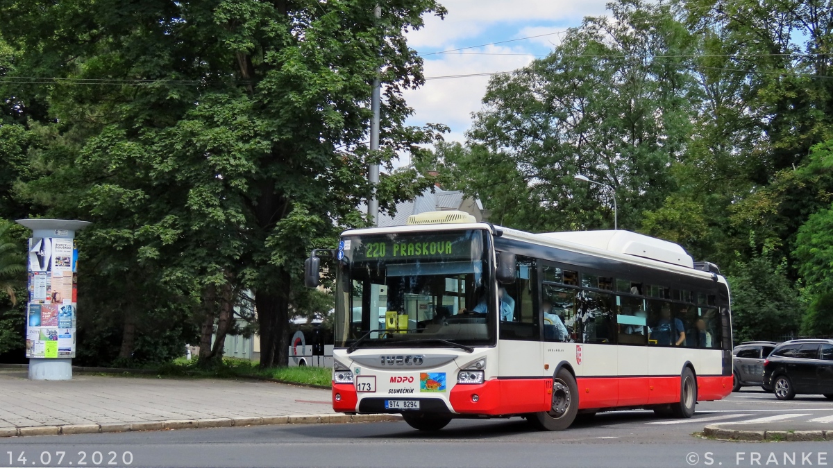 Opava, IVECO Urbanway 12M CNG № 173