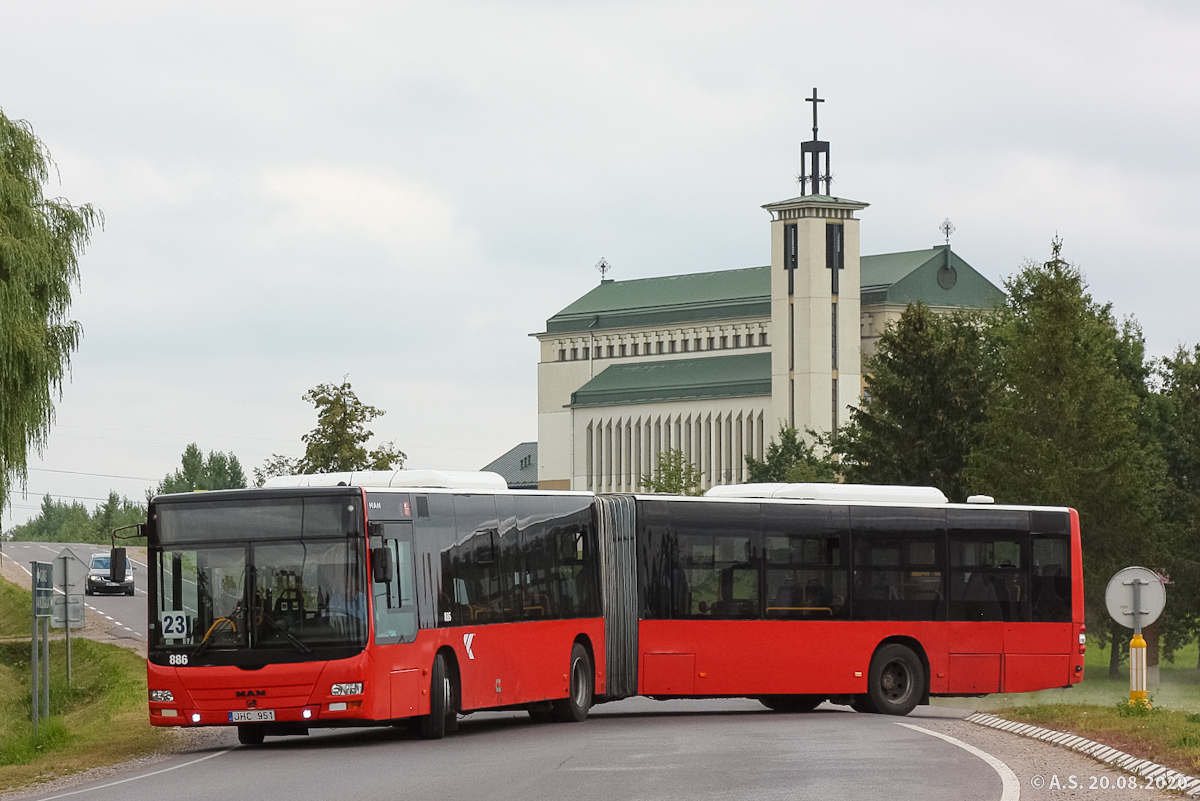 Kaunas, MAN A23 Lion's City G NG363 # 886