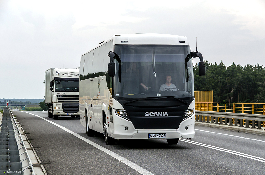Bartoszyce, Scania Touring HD (Higer A80T) No. WGM 65397