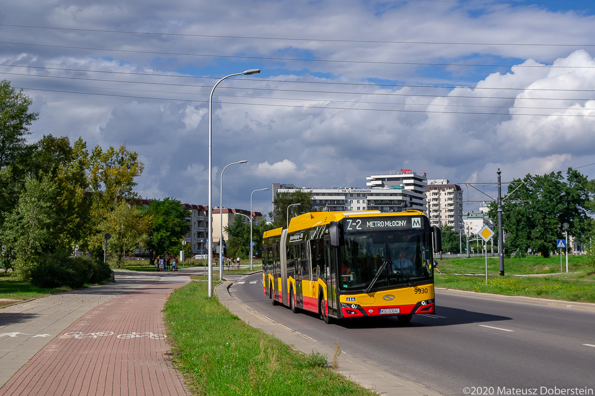 Varšava, Solaris Urbino IV 18 CNG č. 9930