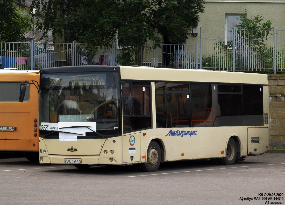 Borisov, MAZ-206.067 č. 12701
