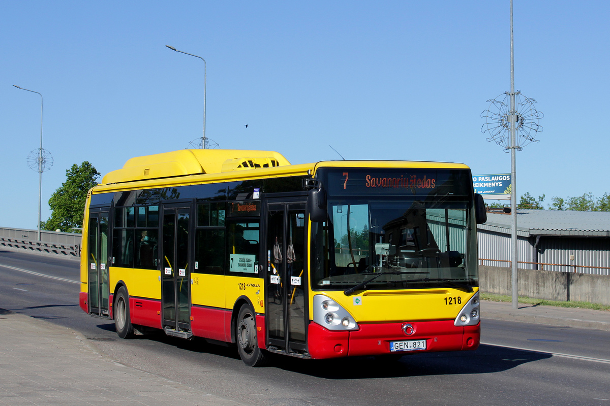 Шяуляй, Irisbus Citelis 12M CNG № 1218