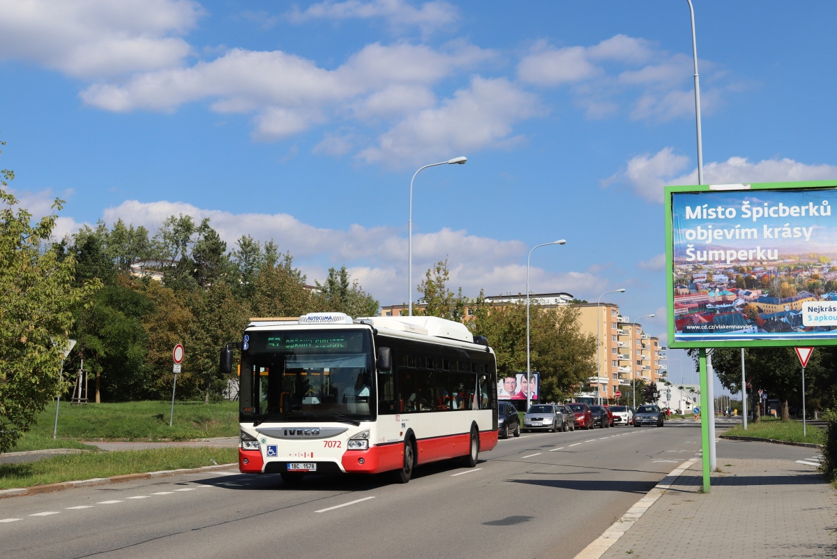 Brno, IVECO Urbanway 12M CNG № 7072
