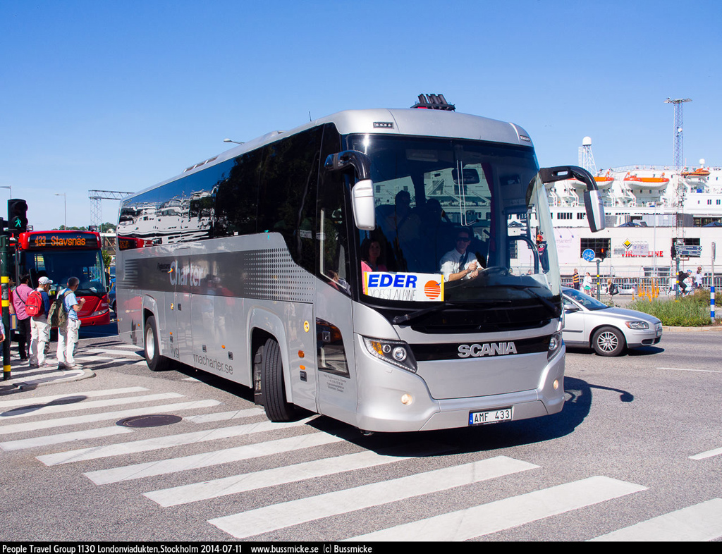 Sztokholm, Scania Touring HD (Higer A80T) # 1130
