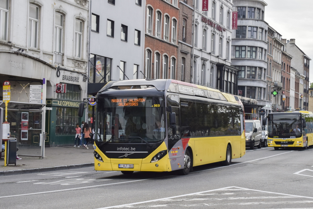 Namur, Volvo 7900 Electric Hybrid # 4969