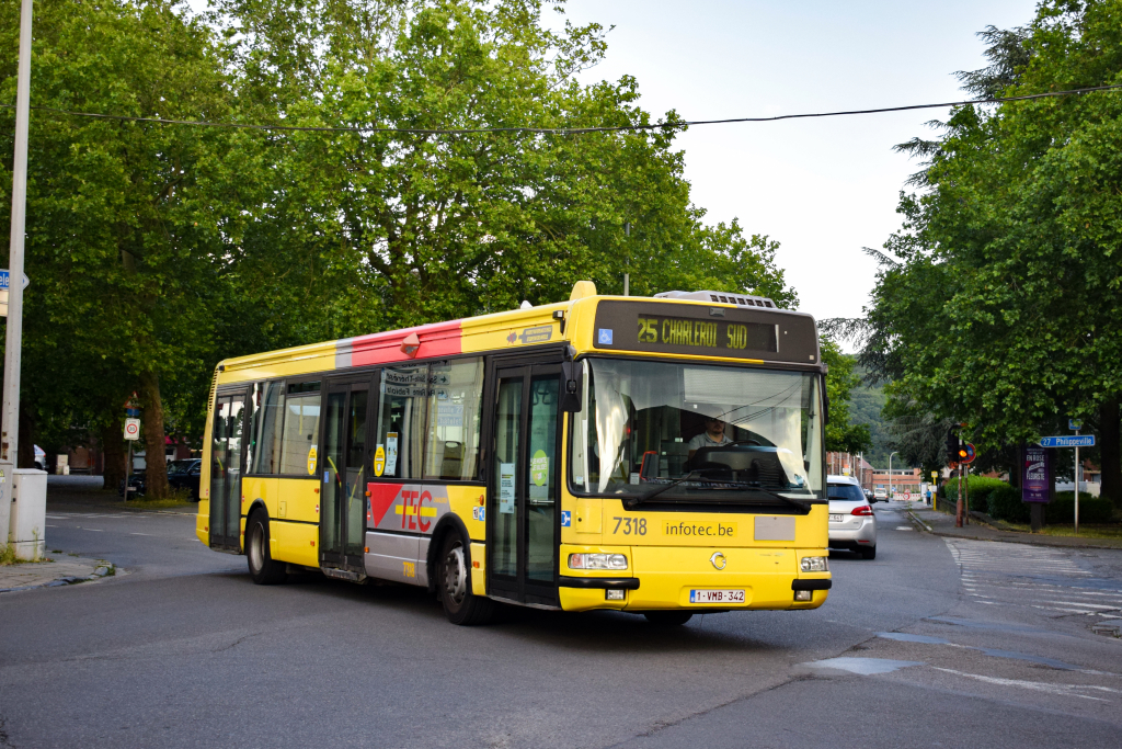 Charleroi, Irisbus Agora S # 7318