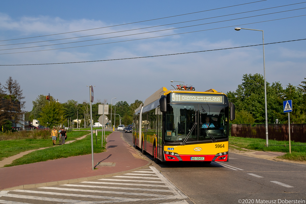 Warsaw, Solaris Urbino IV 18 electric № 5964