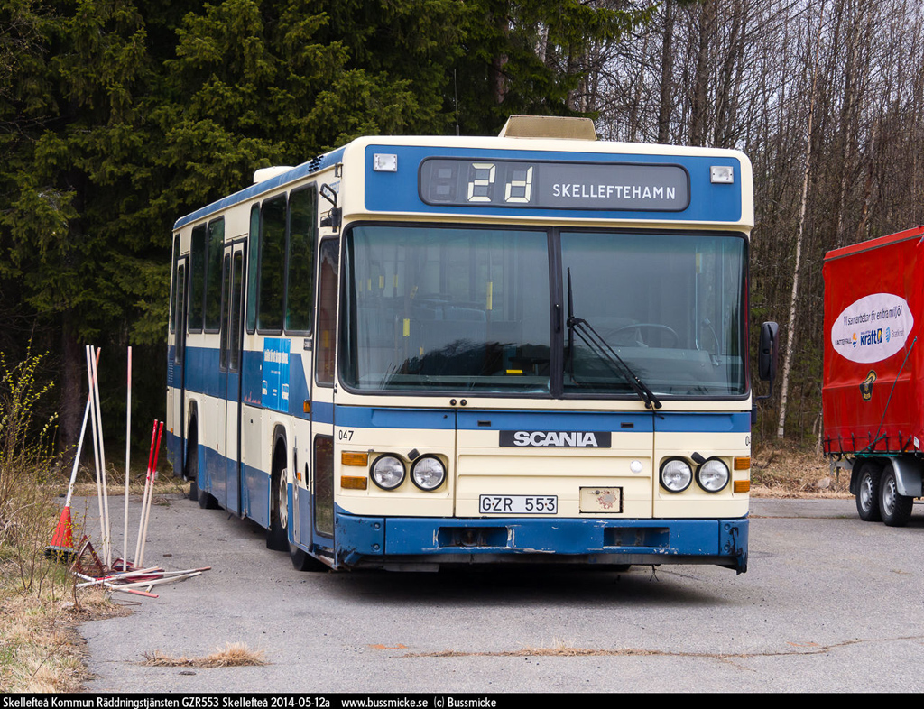 Umeå, Scania CN112CL # GZR 553
