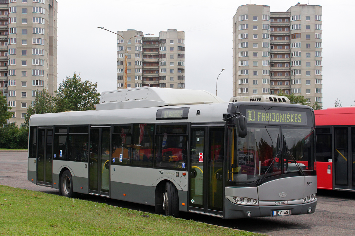 Vilnius, Solaris Urbino III 12 CNG nr. 957