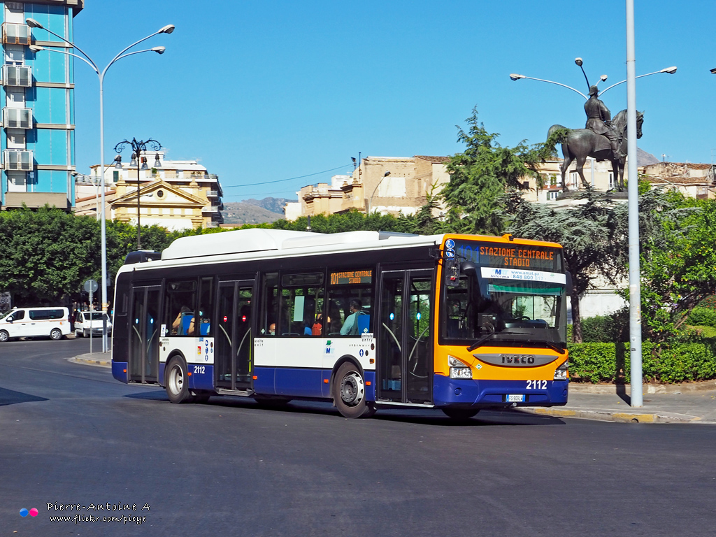 Palermo, IVECO Urbanway 12M CNG # 2112