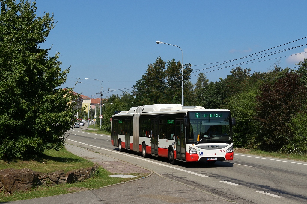 Brno, IVECO Urbanway 18M CNG # 2022