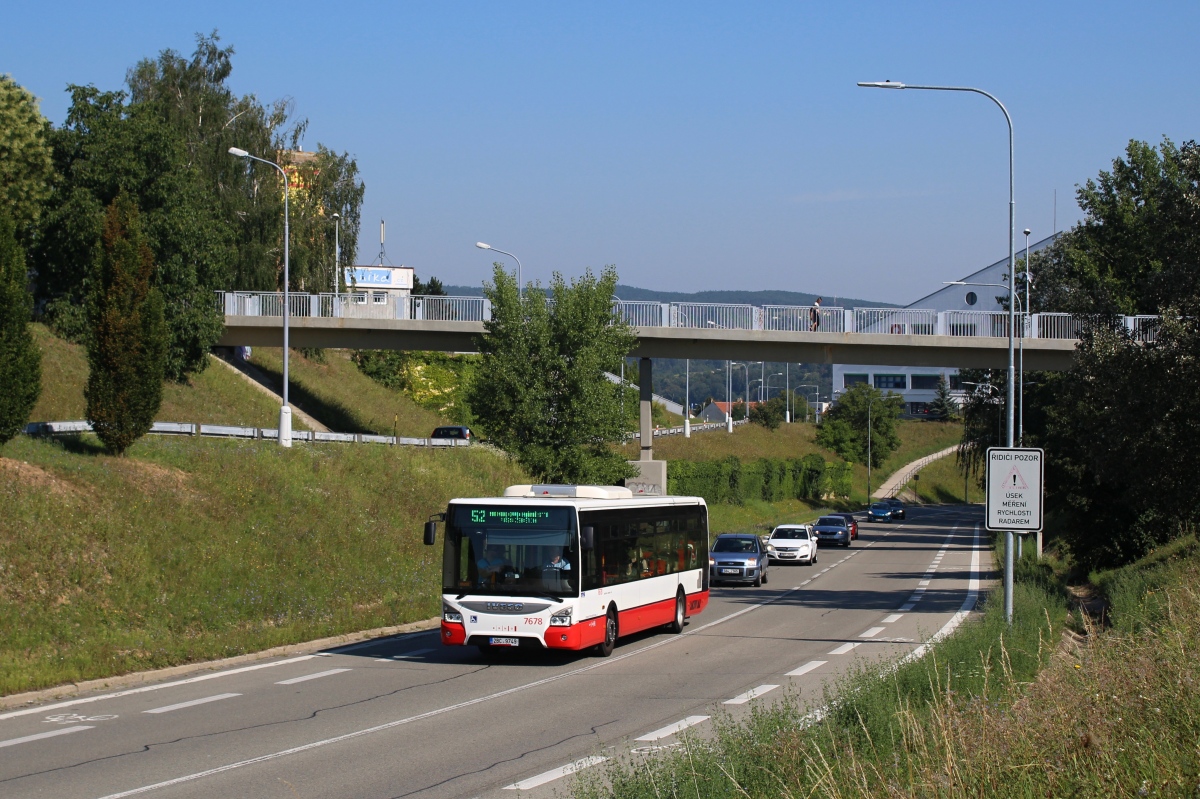 Brno, IVECO Urbanway 12M č. 7678