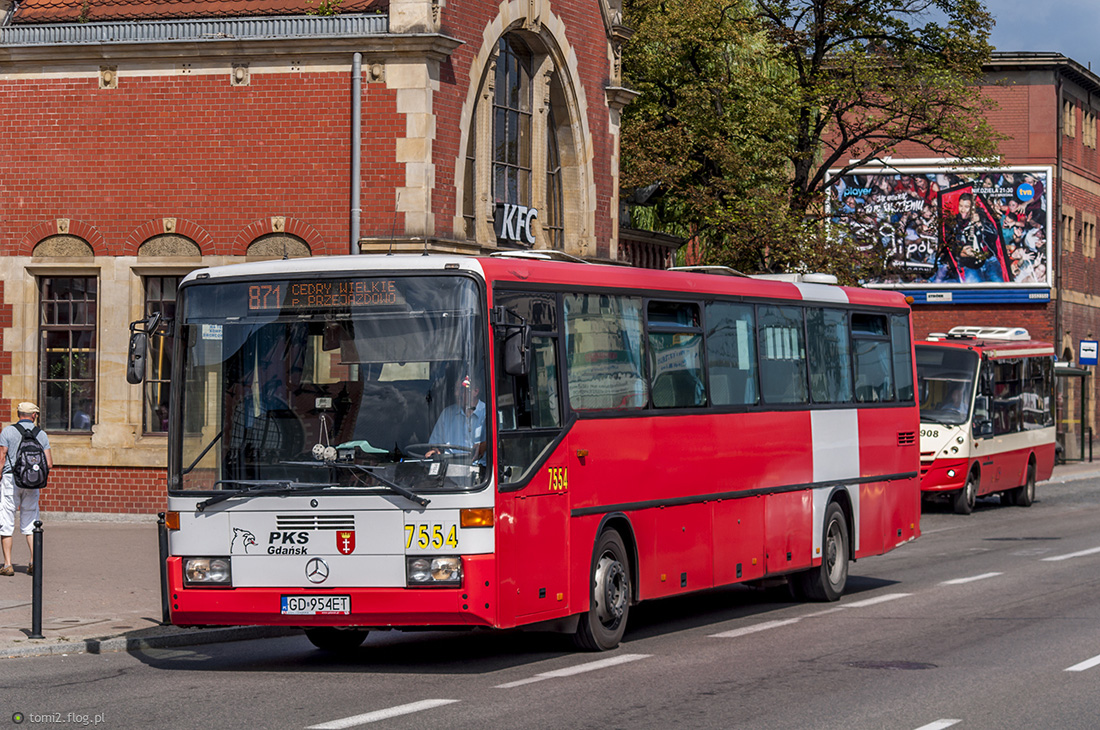 Gdańsk, Mercedes-Benz O408 № 7554