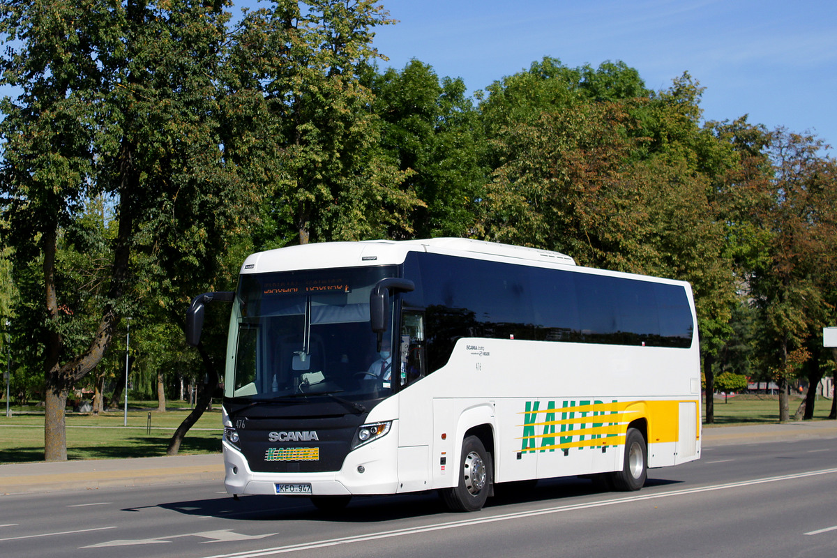 Kaunas, Scania Touring HD (Higer A80T) # 476