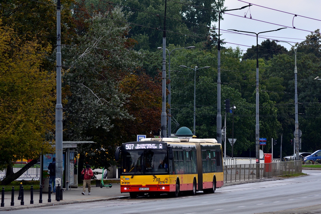 Warszawa, Solbus SM18 LNG # 7311