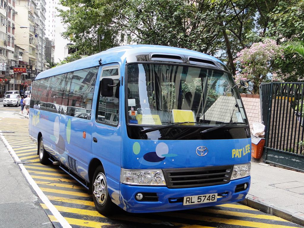 Hong Kong, Toyota Coaster # RL 5748