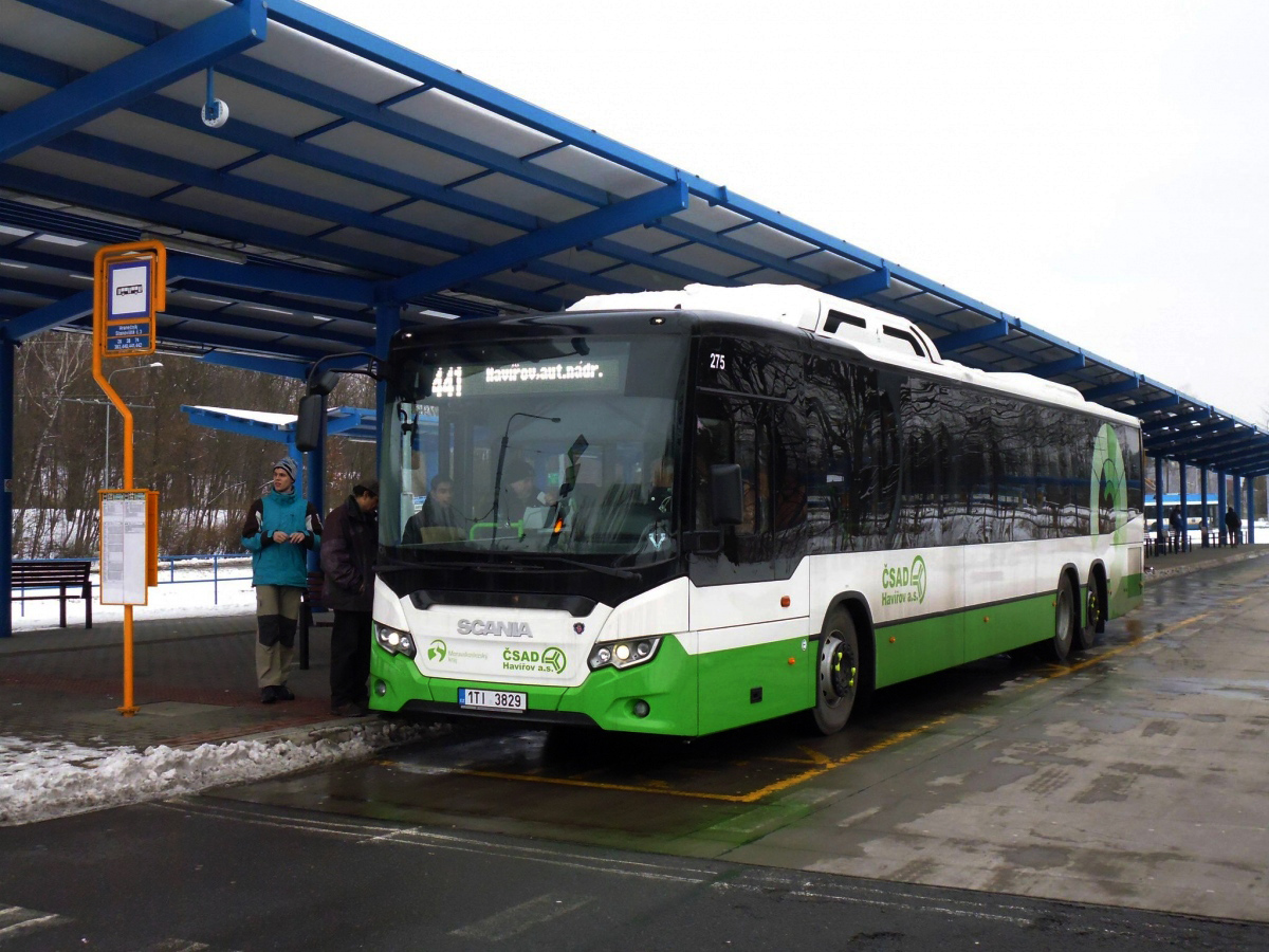 Карвина, Scania Citywide LE Suburban 14.9M CNG № 275