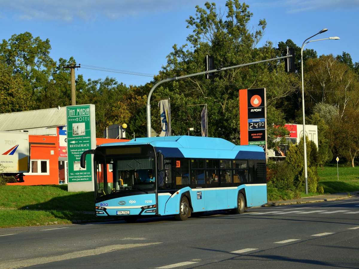 Ostrava, Solaris Urbino IV 12 CNG # 7216