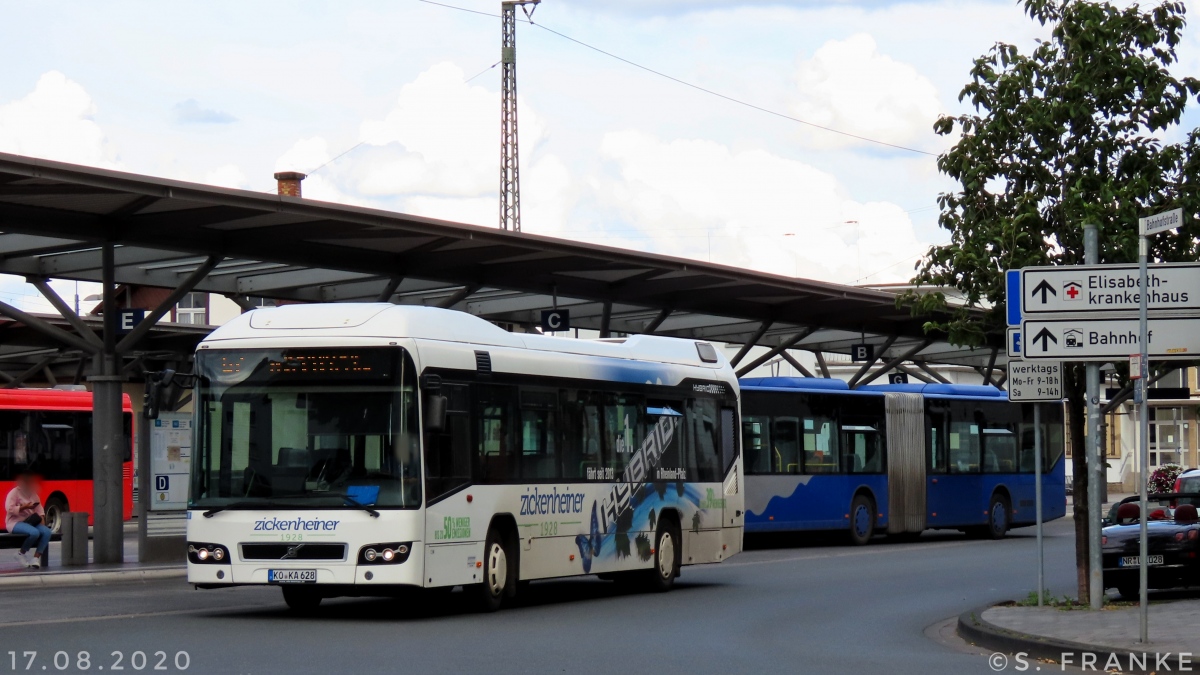 Koblenz, Volvo 7700 Hybrid # KO-KA 628