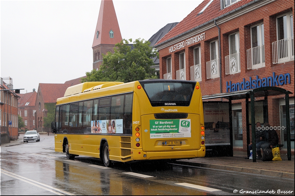 Holstebro, Scania Citywide LE CNG № 2407