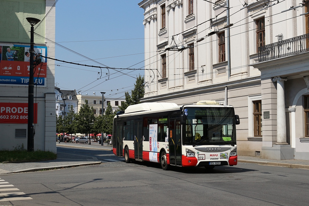 Opava, IVECO Urbanway 12M CNG № 172
