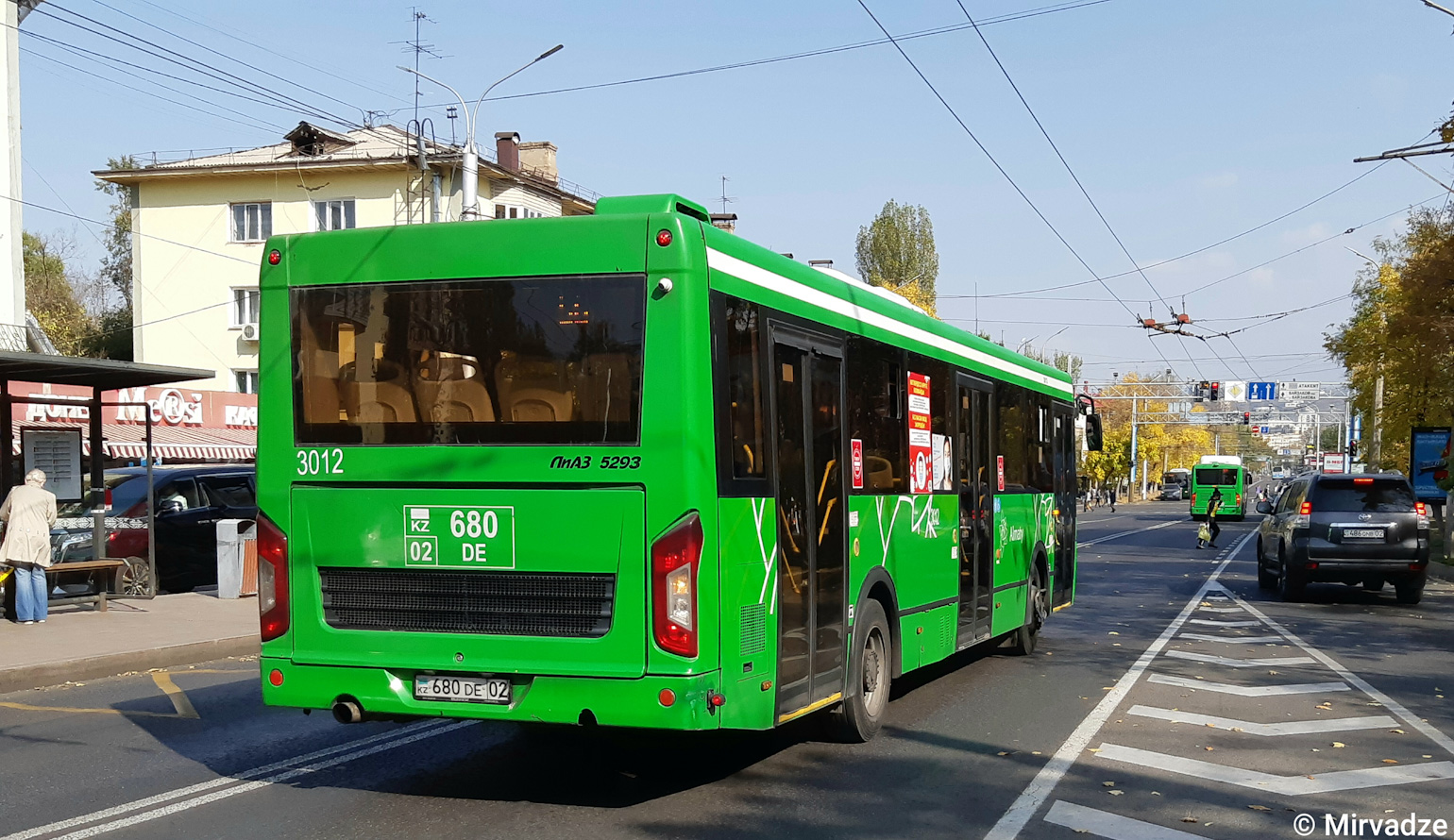 Almaty, LiAZ-5293.60 № 3012