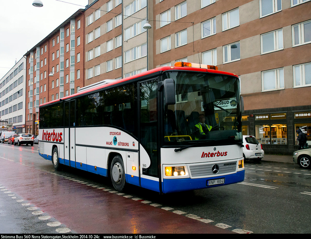 Stockholm, Mercedes-Benz O550 Integro H №: 560