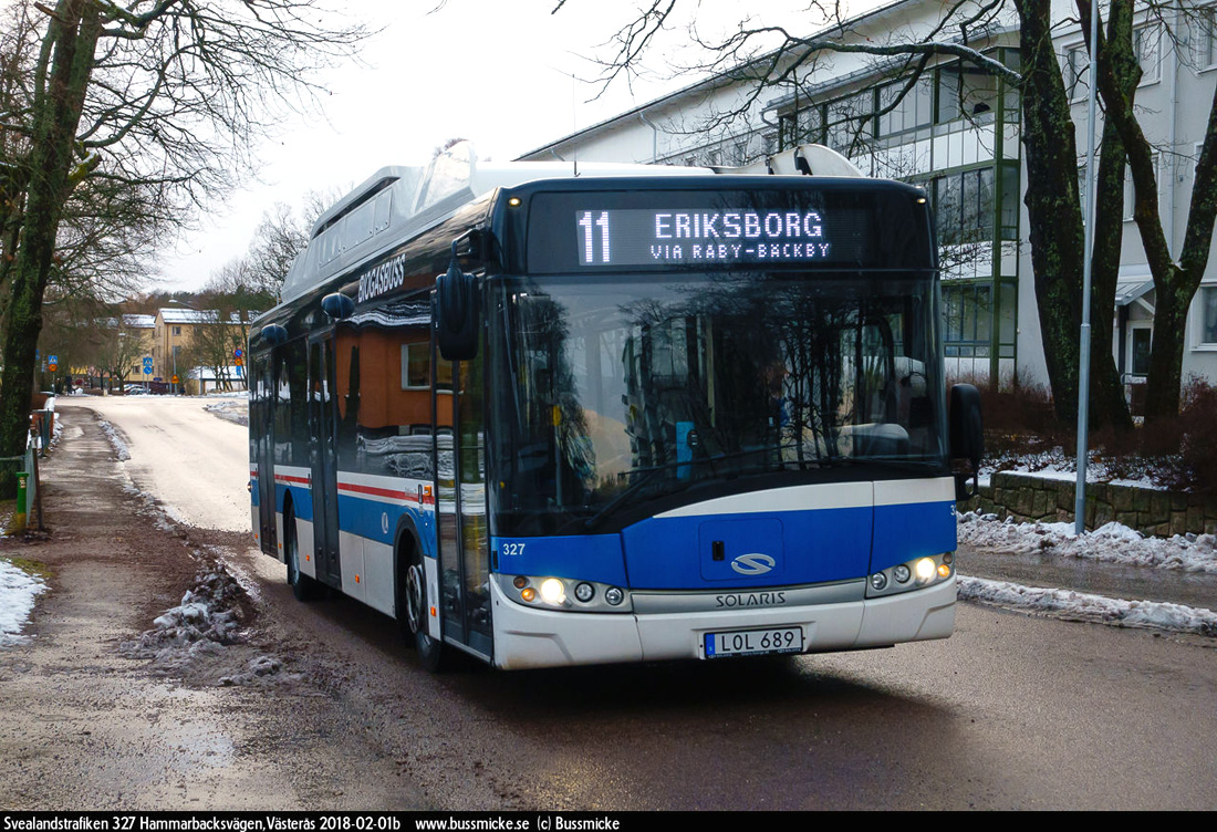 Västerås, Solaris Urbino III 12 CNG nr. 327