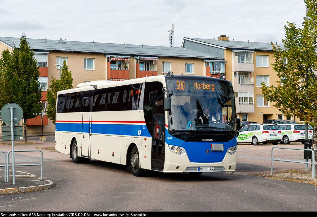 Västerås, Scania OmniExpress 340 # 663