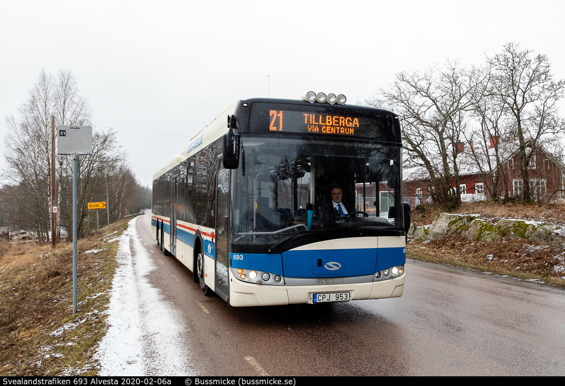 Västerås, Solaris Urbino III 15 LE CNG # 693