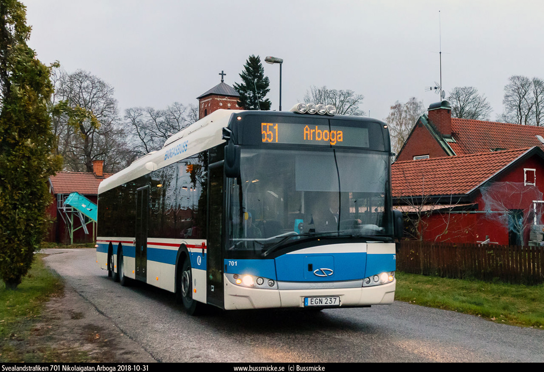 Västerås, Solaris Urbino III 15 LE CNG № 701