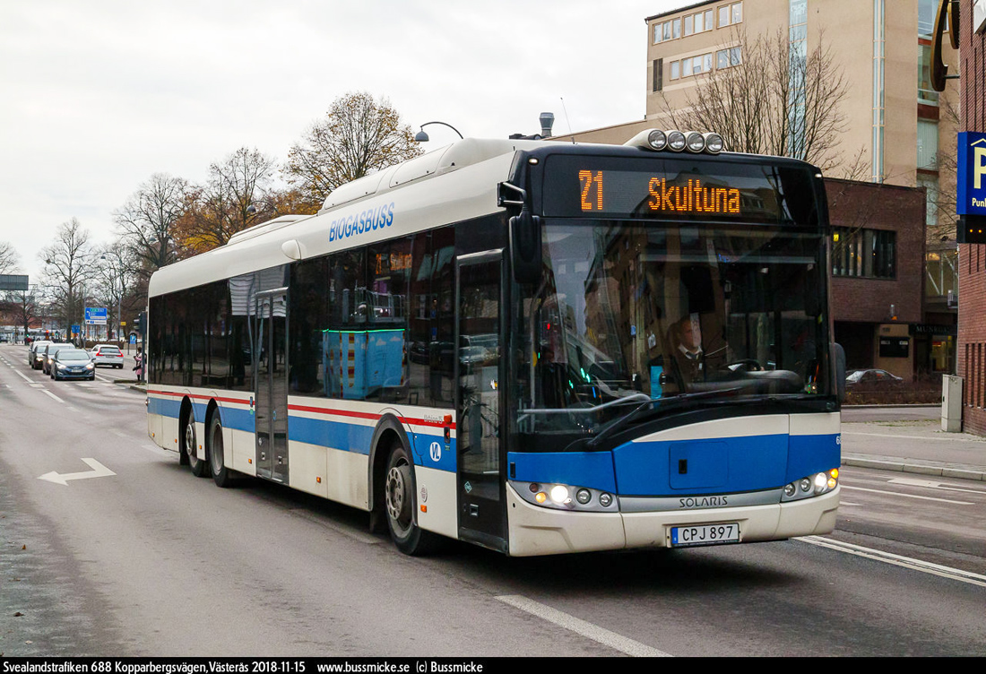 Västerås, Solaris Urbino III 15 LE CNG # 688