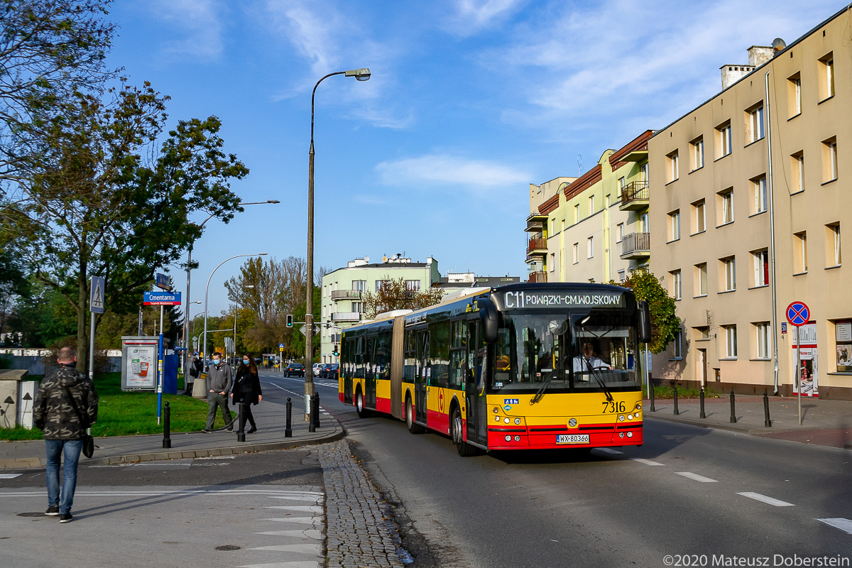 Warsaw, Solbus SM18 LNG № 7316
