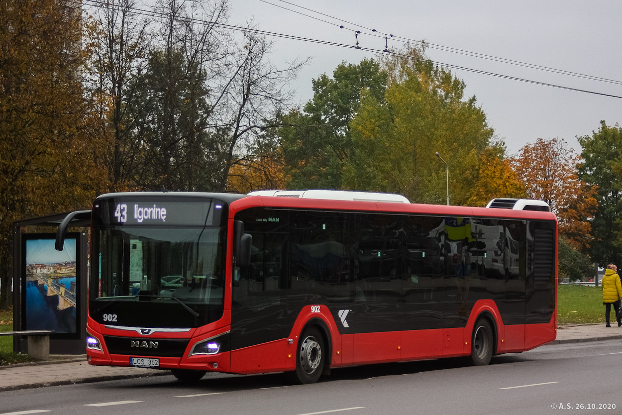 Kaunas, MAN 12C Lion's City NL330 EfficientHybrid # 902